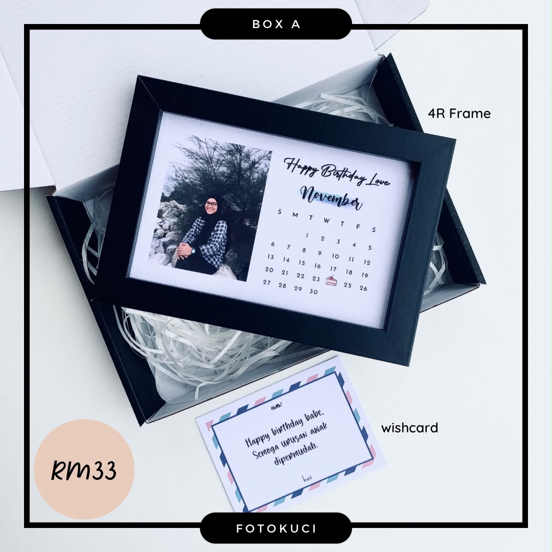 PERSONALIZED 4R FRAME WITH GIFTBOX
