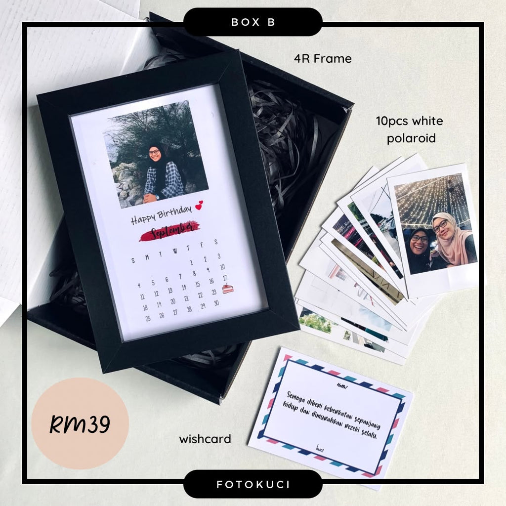 PERSONALIZED 4R FRAME WITH GIFTBOX