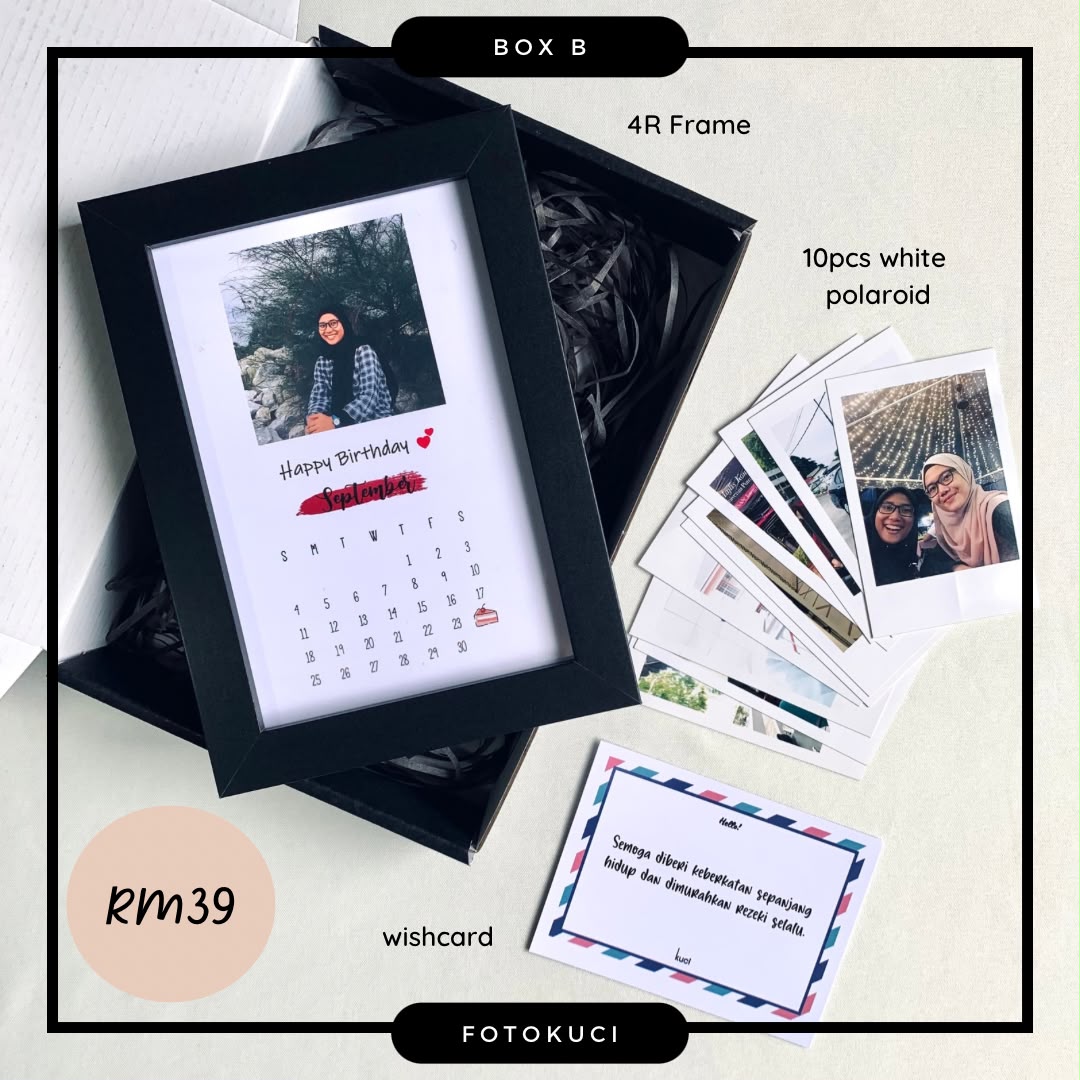 PERSONALIZED 4R FRAME WITH GIFTBOX